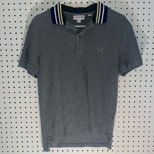 Lacoste striped collar polo shirt
